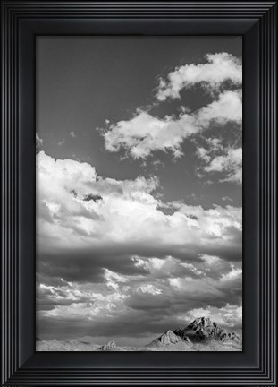 Framed Long Way to Ride BW Print