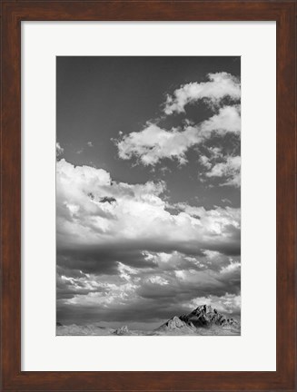 Framed Long Way to Ride BW Print