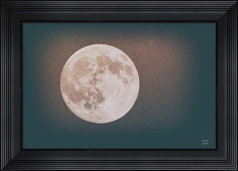 Framed Spring Moon Tones Print