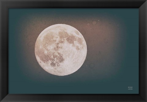 Framed Spring Moon Tones Print