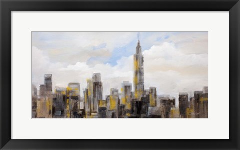 Framed Manhattan Clouds Print