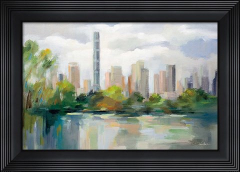 Framed Central Park Early Spring Print