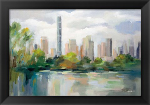 Framed Central Park Early Spring Print