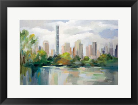 Framed Central Park Early Spring Print