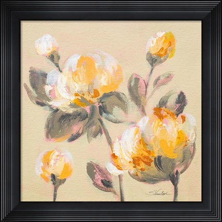 Framed Blooming Peony II Print