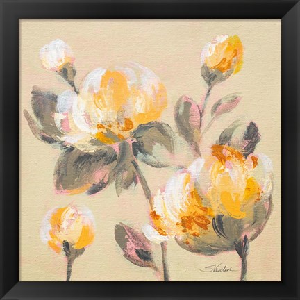 Framed Blooming Peony II Print