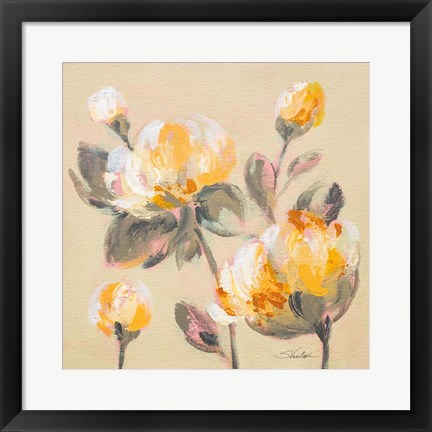 Framed Blooming Peony II Print