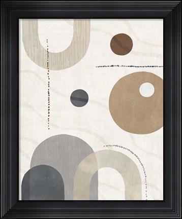 Framed Soft Balance I Neutral Print