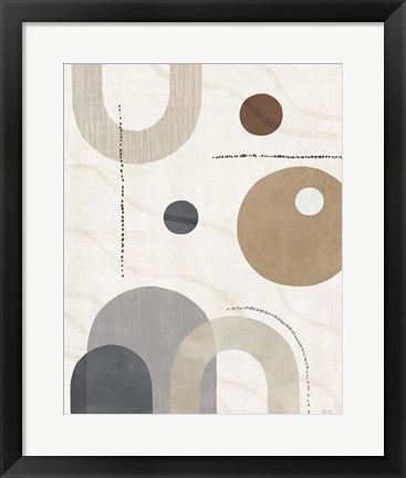 Framed Soft Balance I Neutral Print