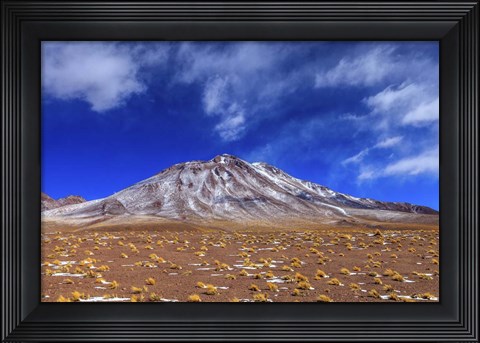 Framed Lascar Stratovolcano in Chile Print