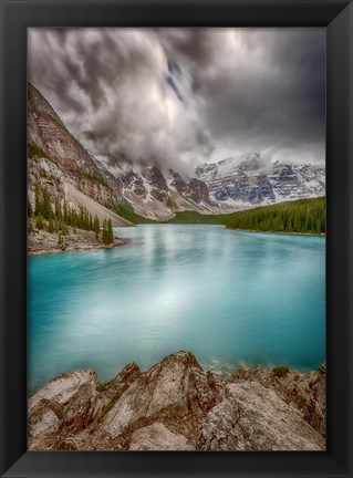 Framed Moraine Lake, Banff National Park, Canada Print