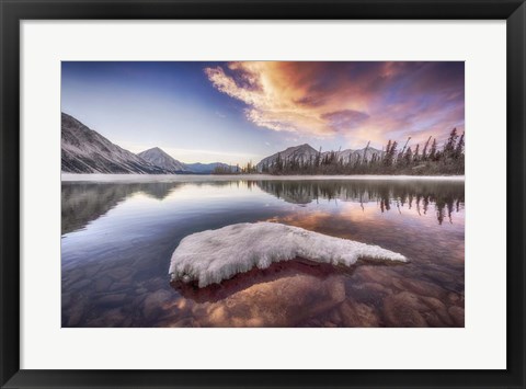 Framed Sunset, Kluane National Park, Canada Print