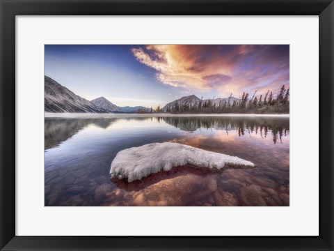 Framed Sunset, Kluane National Park, Canada Print