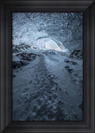 Framed Ice Cave, Kluane National Park, Yukon, Canada Print