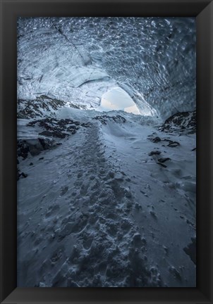 Framed Ice Cave, Kluane National Park, Yukon, Canada Print