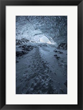 Framed Ice Cave, Kluane National Park, Yukon, Canada Print