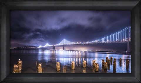 Framed San Francisco–Oakland Bay Bridge, San Francisco, California Print