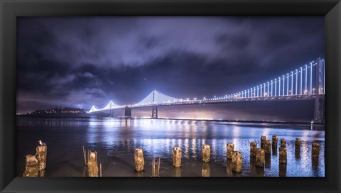 Framed San Francisco–Oakland Bay Bridge, San Francisco, California Print