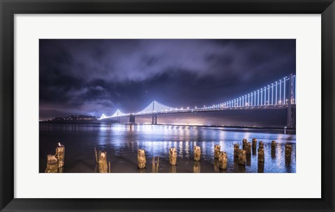 Framed San Francisco–Oakland Bay Bridge, San Francisco, California Print