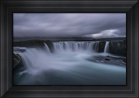 Framed Godafoss Waterfall, Iceland Print
