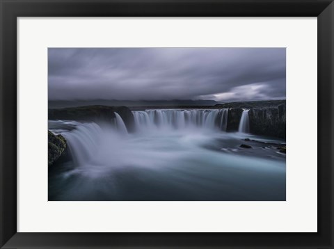 Framed Godafoss Waterfall, Iceland Print