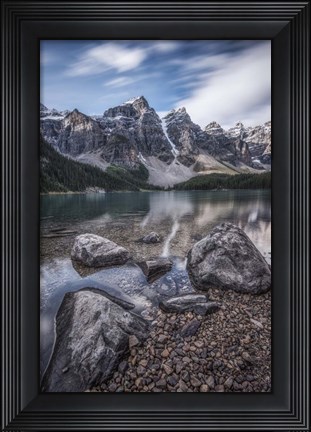Framed Canadian Rockies, Banff National Park, Alberta Canada Print