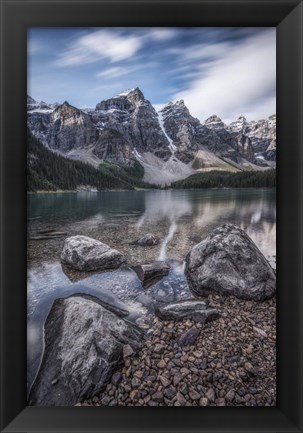 Framed Canadian Rockies, Banff National Park, Alberta Canada Print