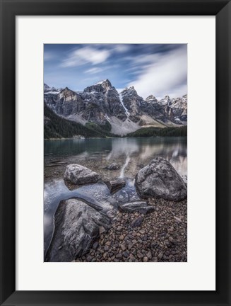 Framed Canadian Rockies, Banff National Park, Alberta Canada Print