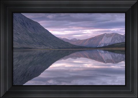 Framed Mountain View, Carcross, Yukon, Canada Print