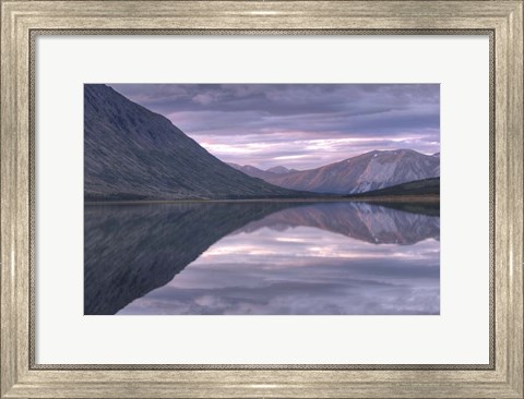 Framed Mountain View, Carcross, Yukon, Canada Print