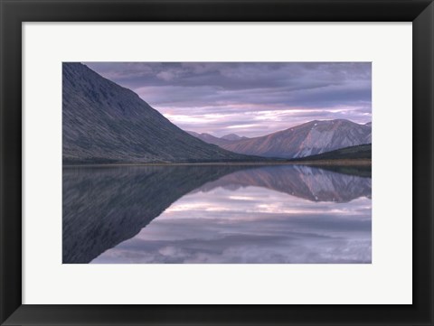 Framed Mountain View, Carcross, Yukon, Canada Print