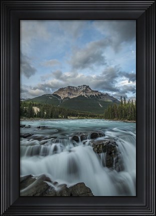 Framed Athabasca Falls, Alberta, Canada Print