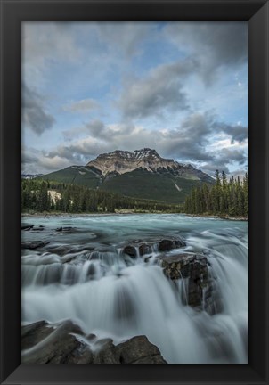 Framed Athabasca Falls, Alberta, Canada Print