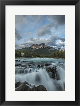 Framed Athabasca Falls, Alberta, Canada Print
