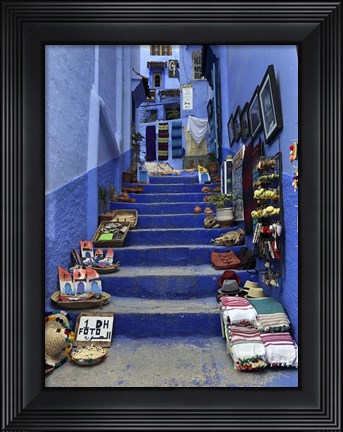 Framed Souvenirs on Display, Morocco Print