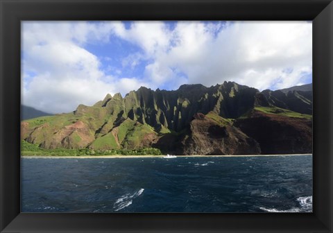 Framed Na Pali Coast Print