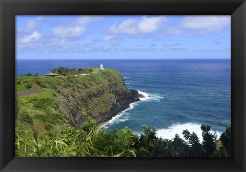 Framed Kilauea Point Lighthouse Print