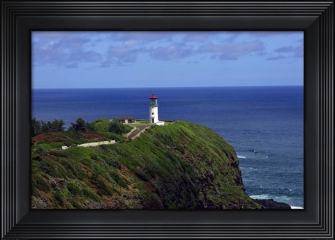 Framed Kilauea Point Lighthouse, Kauai, Hawaii Print