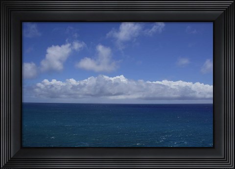 Framed Pacific Ocean, Kauai, Hawaii Print