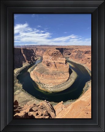 Framed Horseshoe Bend Seen from the Lookout Area, Page, Arizona Print
