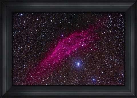 Framed California Nebula in Perseus Print