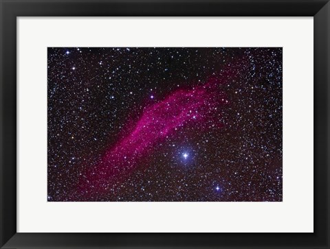 Framed California Nebula in Perseus Print