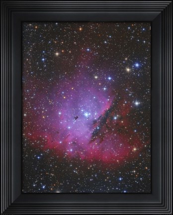 Framed Pacman Nebula, Ngc 281 Print