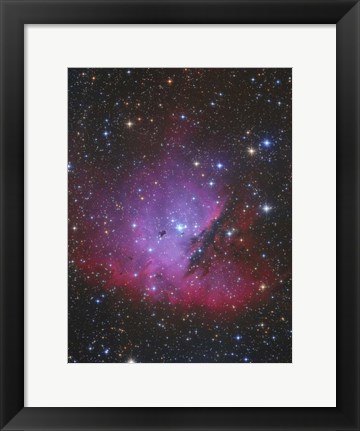 Framed Pacman Nebula, Ngc 281 Print