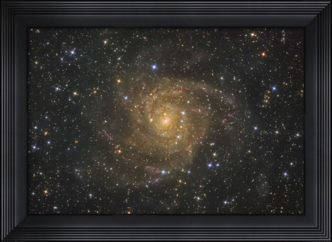 Framed Intermediate Spiral Galaxy IC 342 Print