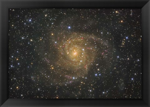 Framed Intermediate Spiral Galaxy IC 342 Print