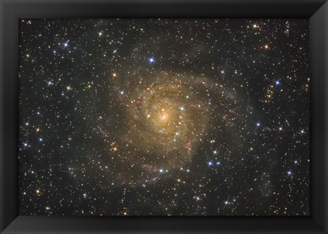 Framed Intermediate Spiral Galaxy IC 342 Print