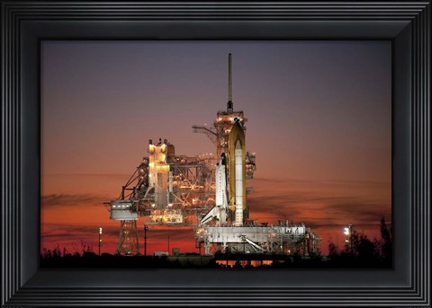 Framed Space Shuttle Atlantis Print