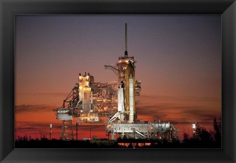 Framed Space Shuttle Atlantis Print