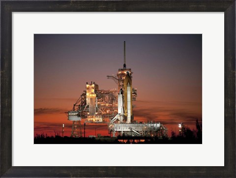 Framed Space Shuttle Atlantis Print